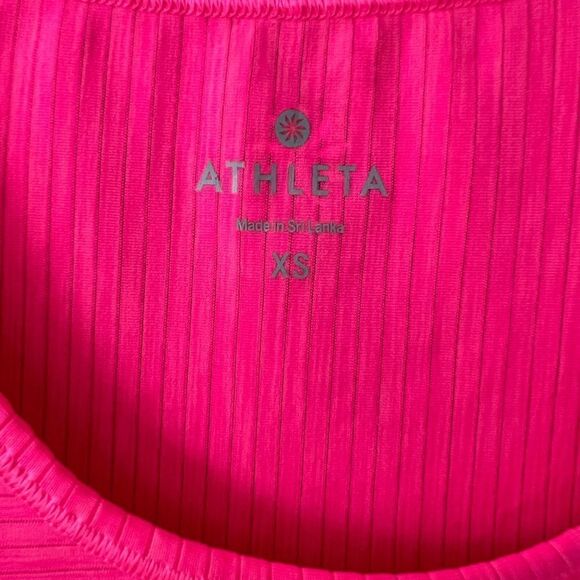 Athleta Hot Pink Workout Top - Picture 4 of 6